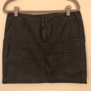 Madewell coated twill skirt - coated denim style